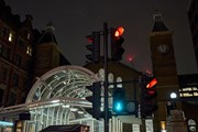 TfL Image - London Liverpool Street station new wheelchair user traffic signal: TfL Image - London Liverpool Street station new wheelchair user traffic signal