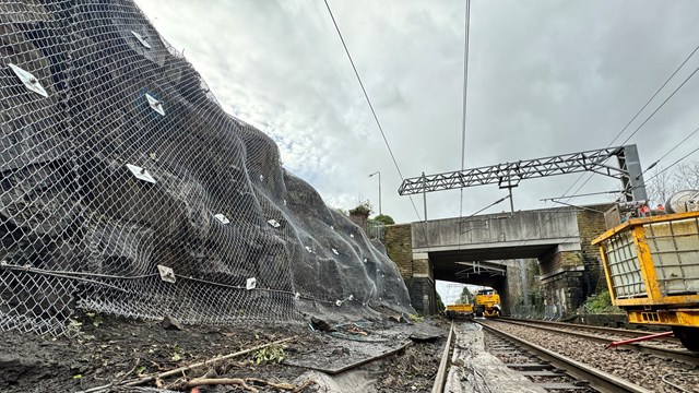 Rail routes set to reopen after £1m rockfall prevention project: Ratho Closure - Feb 1 - 5