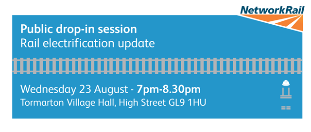 South Gloucestershire residents invited to learn more about railway electrification: Tormarton drop in (3)