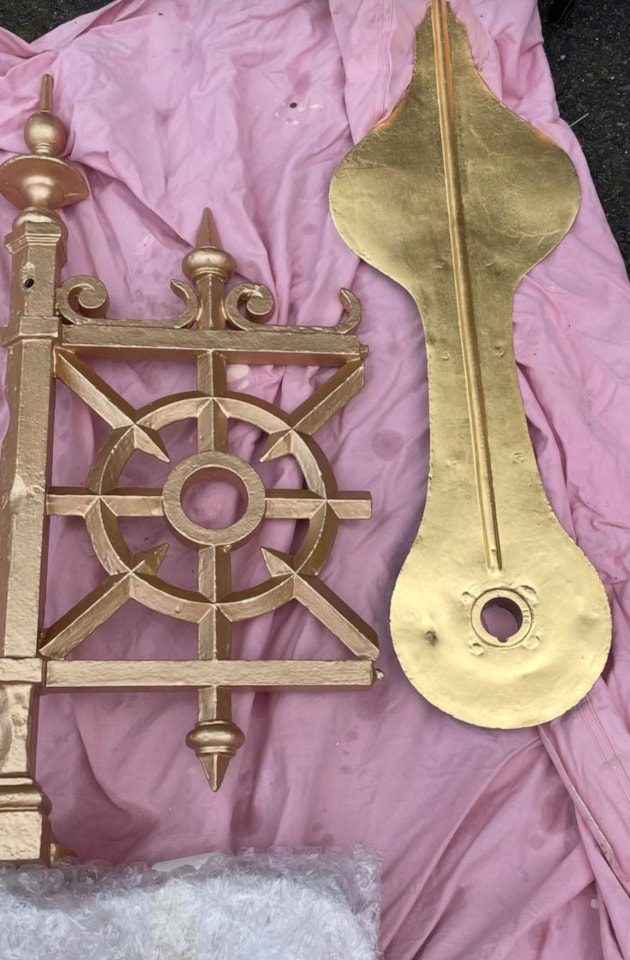 Scarbro clock pieces 1