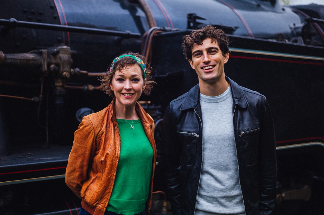 Best-selling children’s authors on board to explore low-carbon train technology at COP26: MGLeonard&SamSedgman APPROVED AUTHOR PHOTO3 credit Jamie Isbell