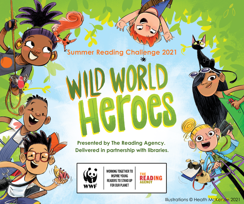 Leeds Libraries encourages the city to go wild with reading as part of the Summer Reading Challenge: SRC graphic