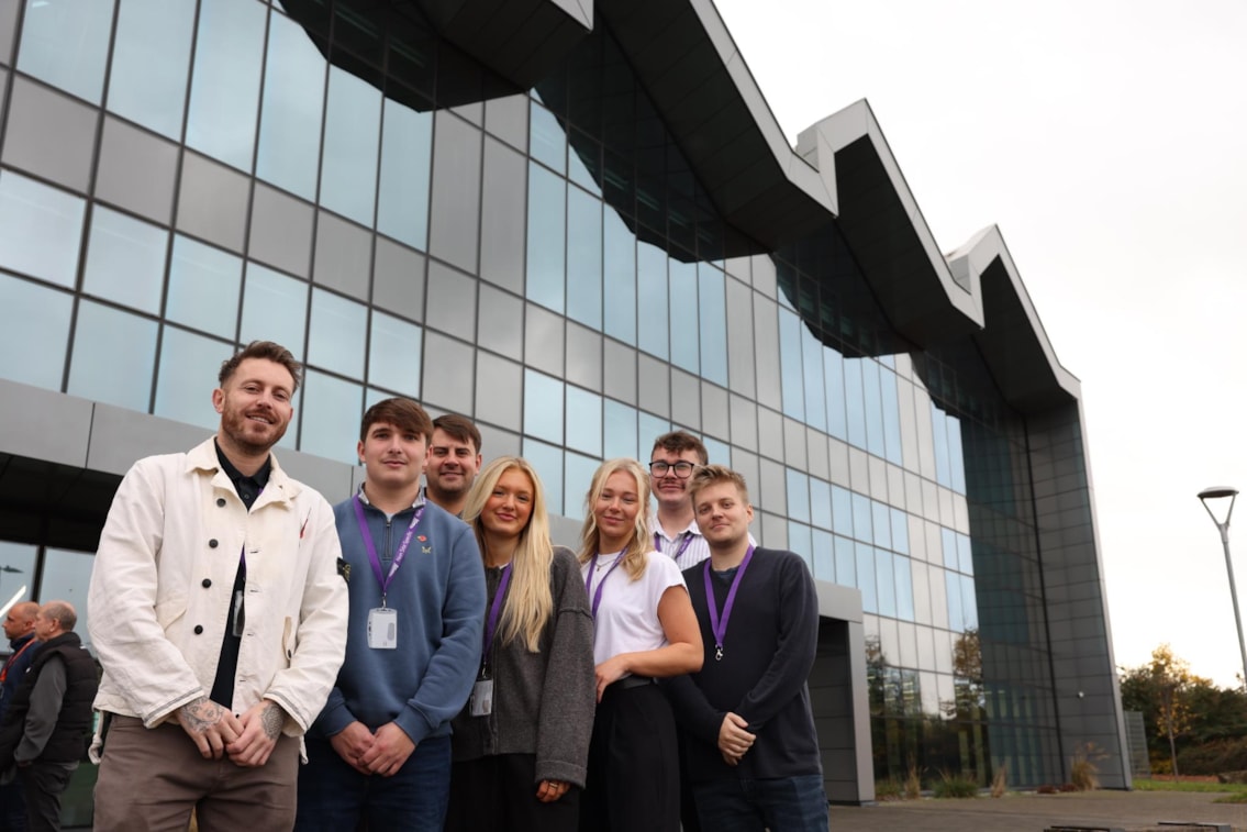 Students outside the centre (Photo: Doncaster Council)