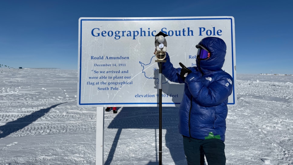 Bin Sun Herdy Antarctica South Pole
