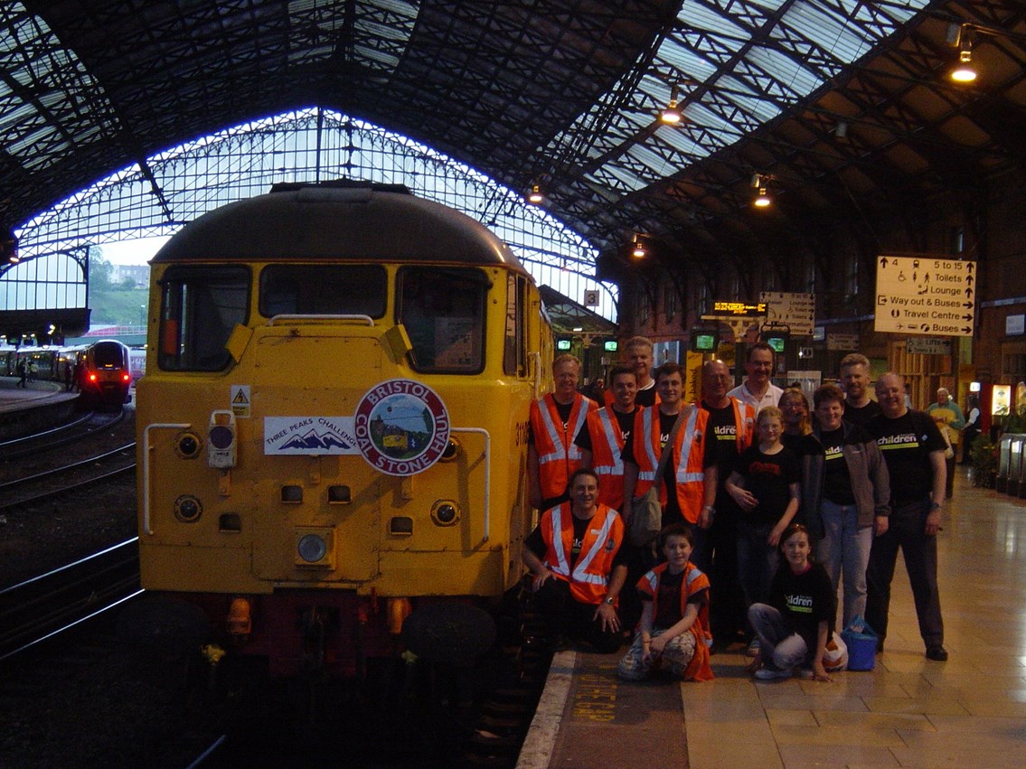 Bristol Coal-Stone Haul: The organisers at Bristol Temple Meads