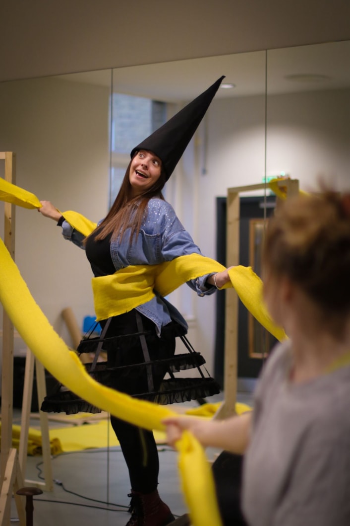 Leeds Storytelling Festival 2026 5: Wrongsemble Rehearsal. Photo by Antony Jones.