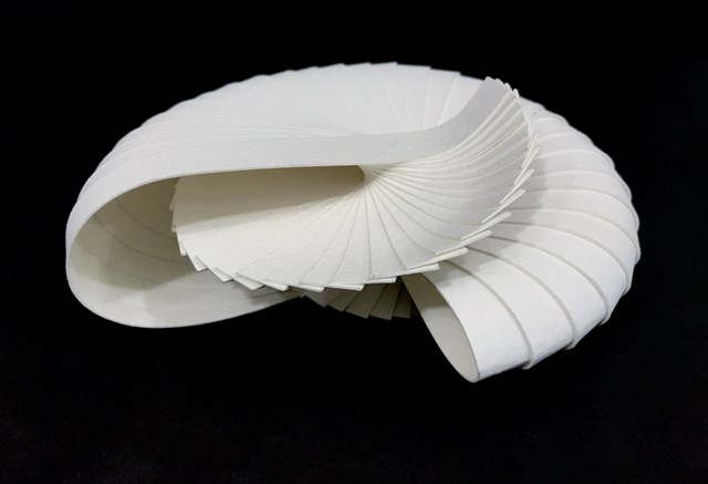 Martin Heron Soundling - medium paper sculpture Ht5 W14cm