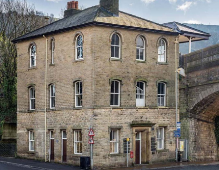 An image of the building in Mytholmroyd which is being redeveloped