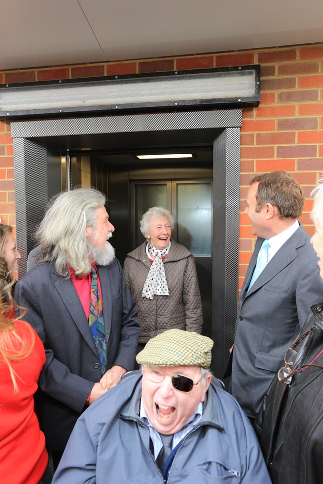 Lift off for passengers at Hassocks station: Hassocks - accessibility opening