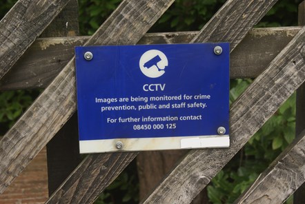 This images shows a sign warning that images are being recorded for safety