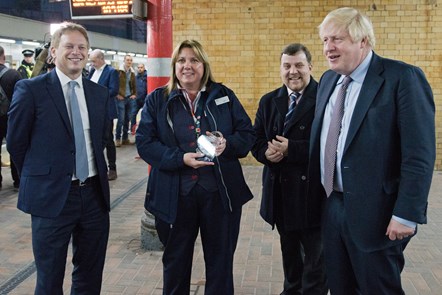 Warrington Bank Quay - award presentation