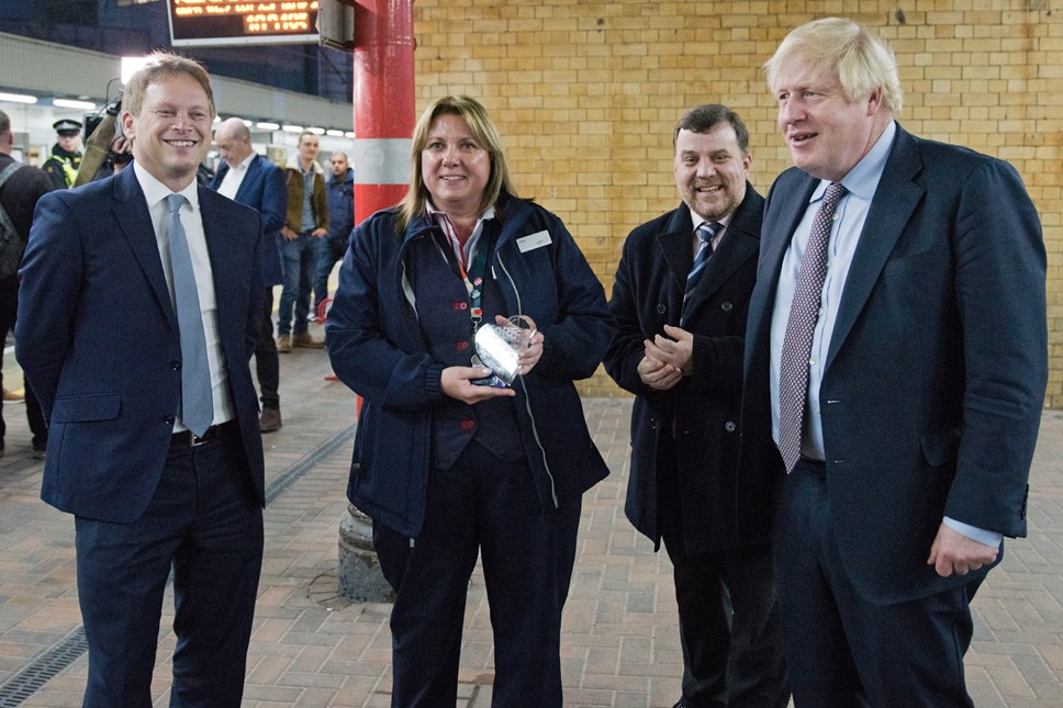 Warrington Bank Quay - award presentation