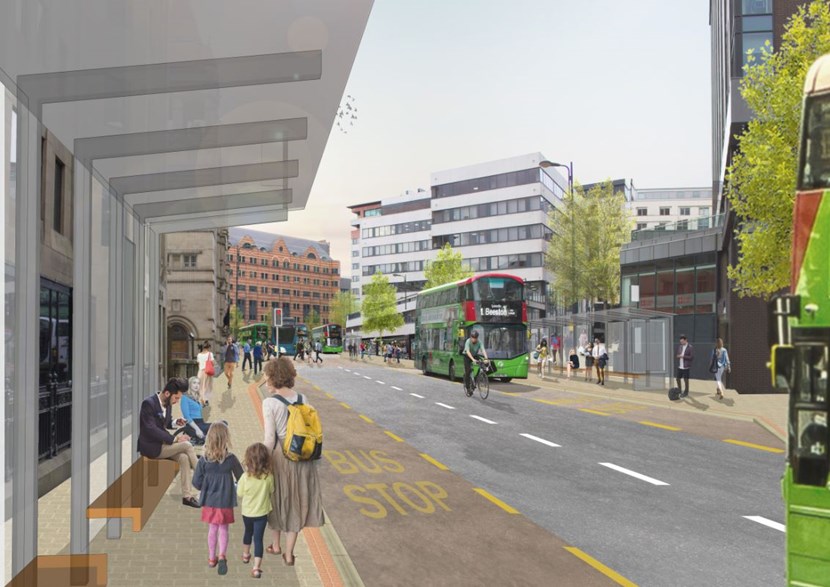 Traffic changes in Leeds city centre as two major Connecting Leeds schemes near completion: Infirmary