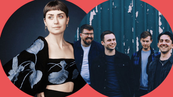 Luchd-ciùil Horizons Amy Laurenson agus Gnoss ag ullachadh airson cuirm taisbeanaidh aig WOMEX 24 ann am Manchester | Horizons Artists Amy Laurenson and Gnoss prepare to Showcase at WOMEX 24: WOMEX artists Gnoss Amy Laurenson PR Gloo (1)