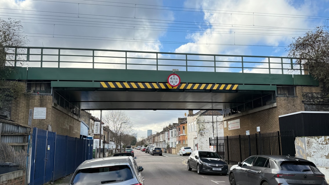 Another recently replaced bridge in the area - the new bridges will look similar to this