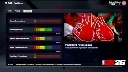 NBA 2K26 MyNBA Arenas