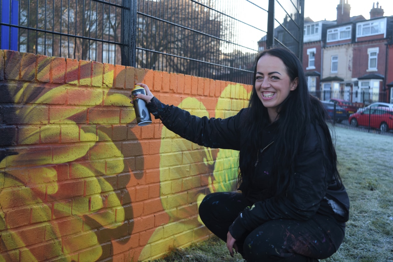 HazardOne: HazardOne was recognised as one of the Top 5 female graffiti artists in the UK by The Guardian and has also painted the 