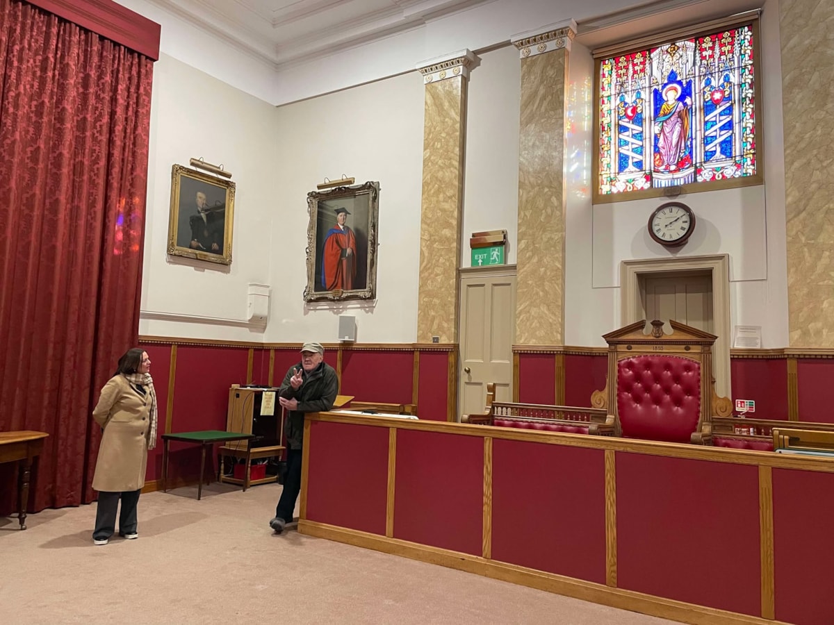 STP visit 2025 - Forres Tolbooth (inside)