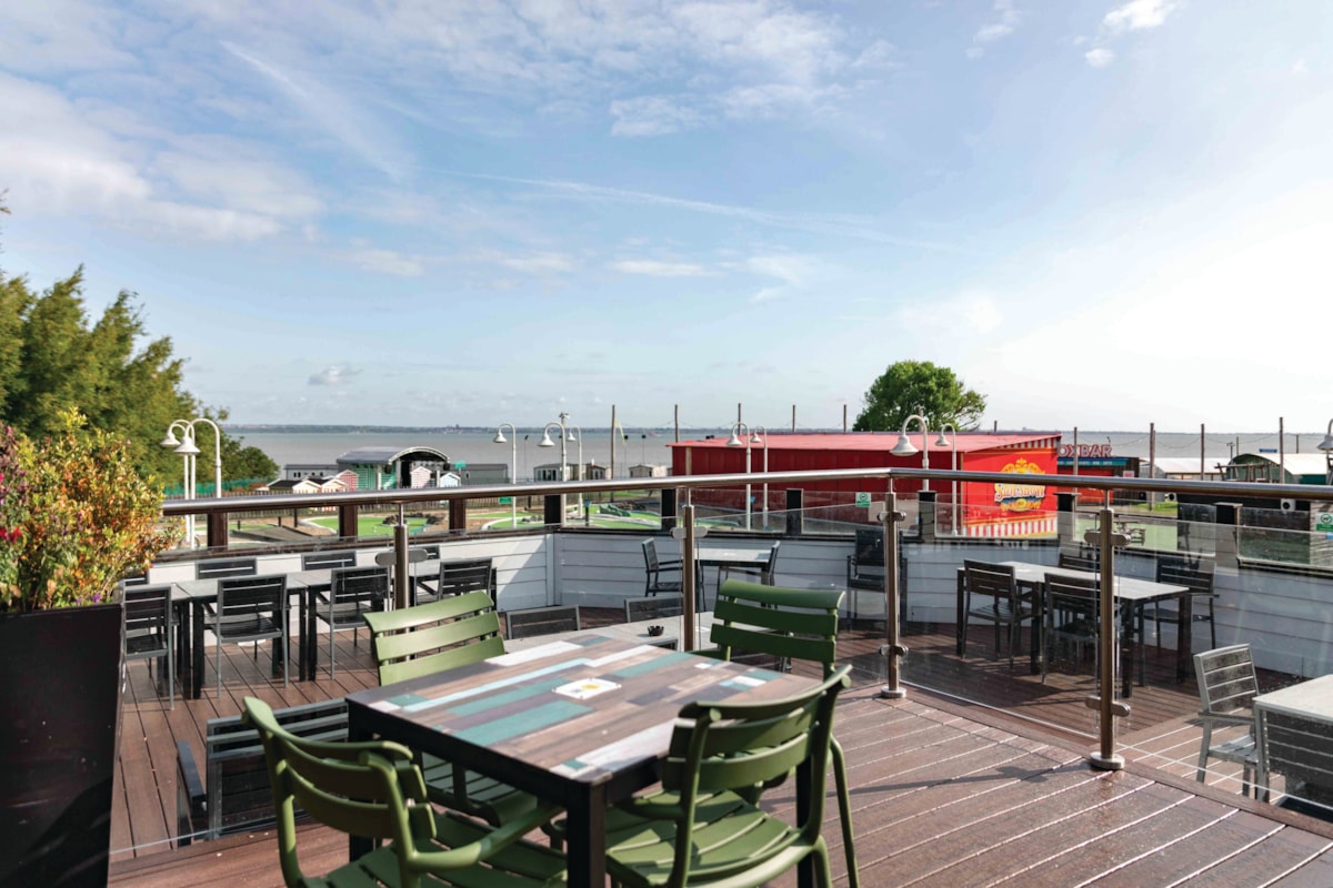 The London Stone exterior decking