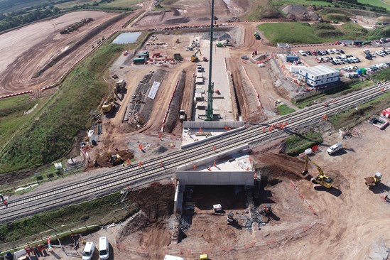 HS2 completes 'marathon' Streethay bridge works before South Staffordshire railway line reopens