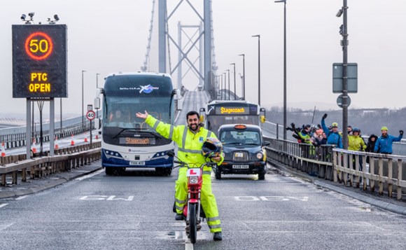 Fast Lane for Sustainable Cross-Forth Travel: Forth Road Bridge - public transport corridor - January 31, 2018 01