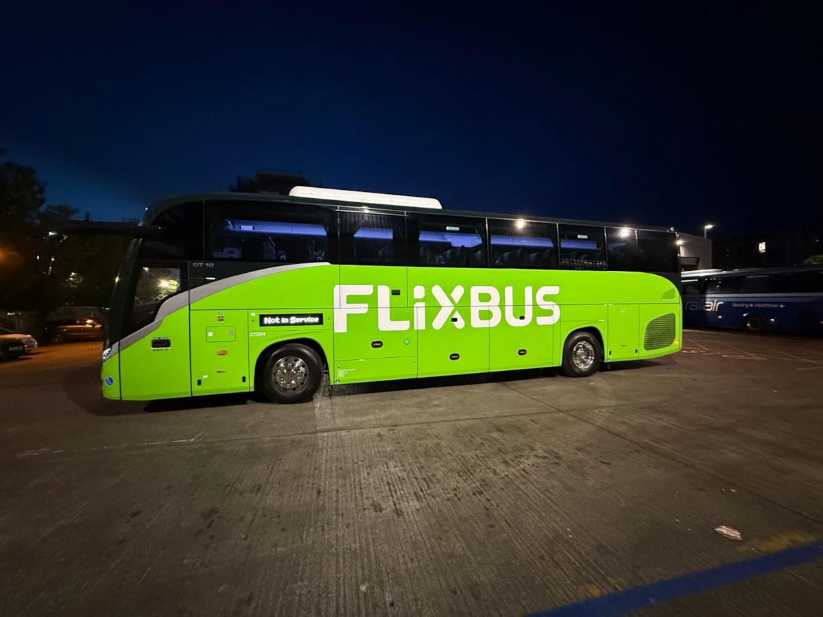 Flixbus Slough maiden voyage-3