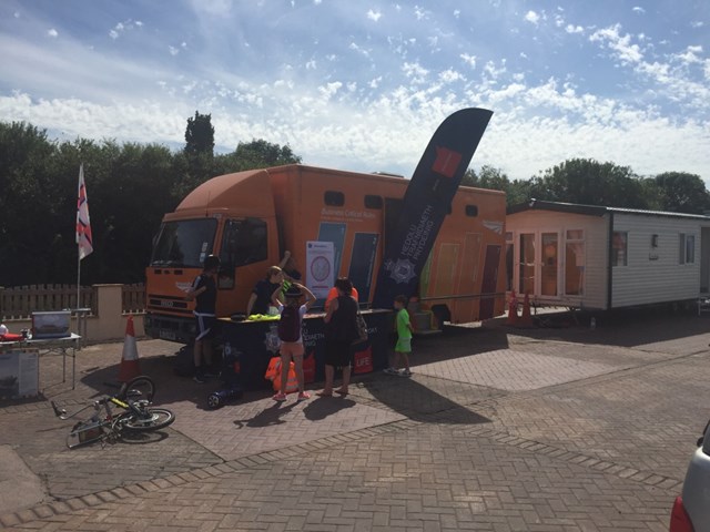 Network Rail promotes rail safety during summer roadshow along the North Wales coastline