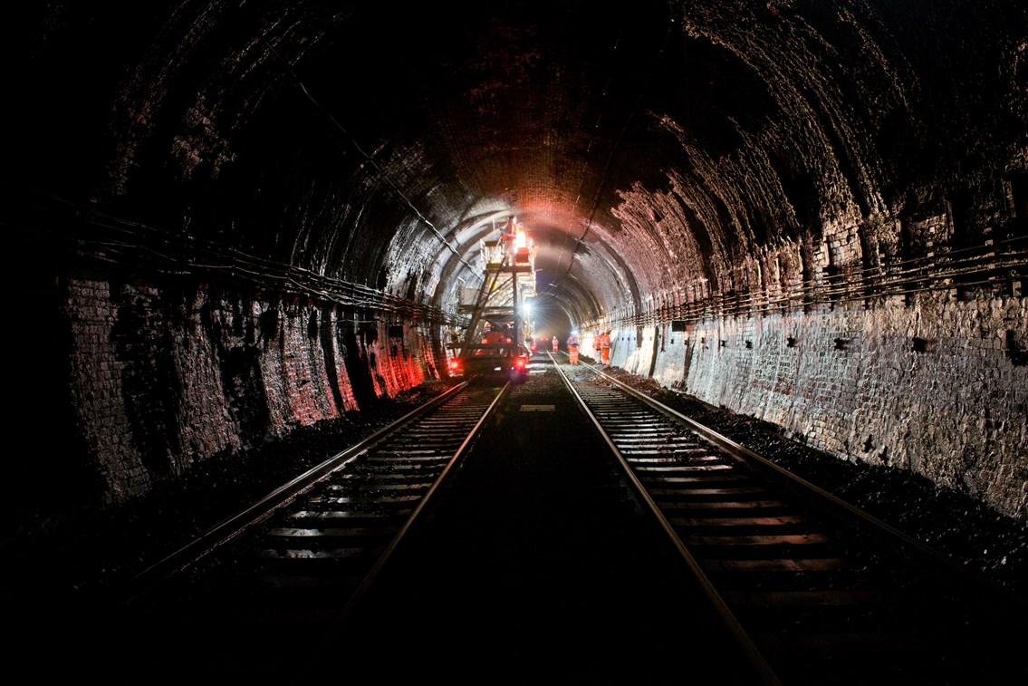 Severn Tunnel Electrification preparatory work 1