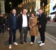 TfL Image - Will Norman, Cllr Adam Hug, Rachel Blake MP and Mark Williams from Heart of London Business Alliance: TfL Image - Will Norman, Cllr Adam Hug, Rachel Blake MP and Mark Williams from Heart of London Business Alliance