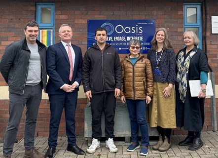 Education Minister on visit to Oasis for Citizen's curriculum-2