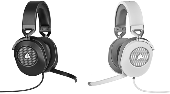 Auriculares Gaming Corsair HS55 Stereo para PC, Xbox Series X y PS5 -  Blancos