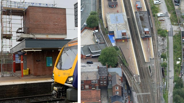 Water damaged lifts to be repaired at Wigan North Western station: Wigan North Western lifts composite