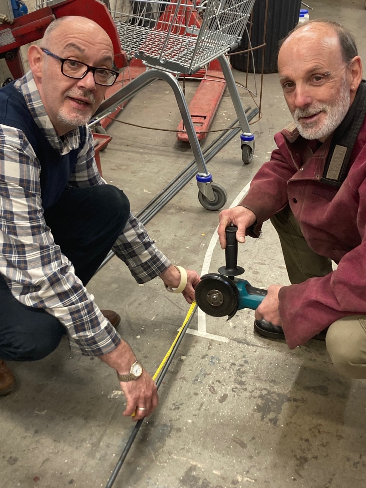 Fine art graduates in residence Paul Forsyth (left) and Paul O'Donohue (right)