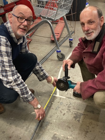 Fine art graduates in residence Paul Forsyth (left) and Paul O'Donohue (right)