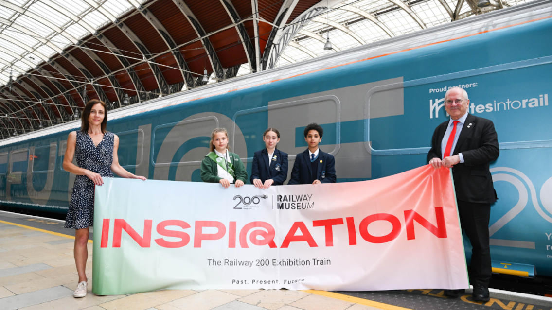Unique exhibition train starts year-long tour of Britain as part of rail bicentenary: Inspiration Railway 200 Exhibition Train