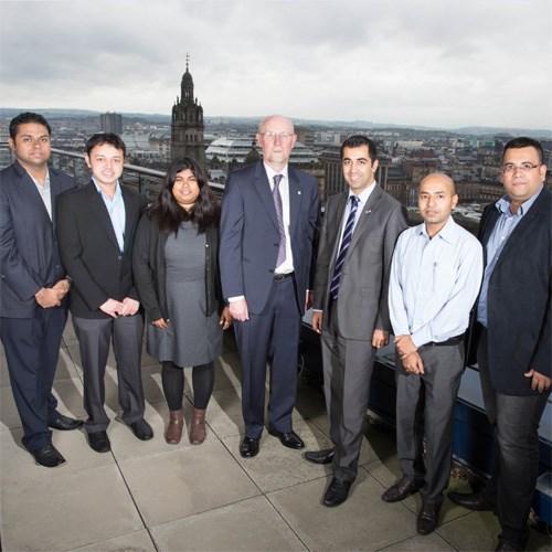 Strengthening Scotland's India links: External Affairs Minister Humza Yousaf meets Indian students studying at Strathclyde University and announces he will visit India to strengthen Scotland's links with the country.<br /><br />Photographer - <br />Ashley Coombes<br />07887676002