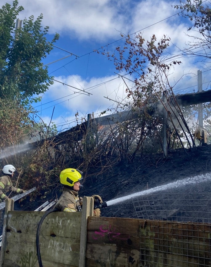 Aston embankment fire August 2024