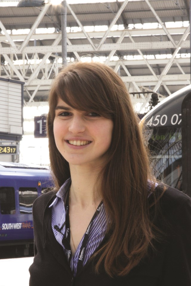 Places available on unique rail industry graduate scheme in the south of England: Track and Train railway graduate Joanna Lymboussis