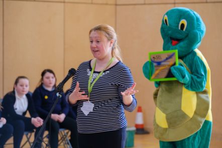 Twiggle the Turtle with PATHS Coach Alice Gilmour