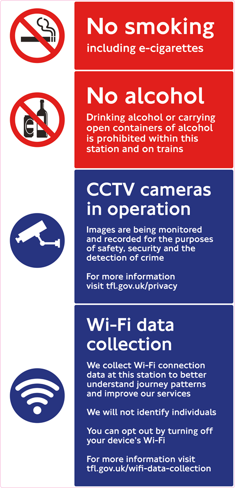 TfL Image - Station signage to be installed