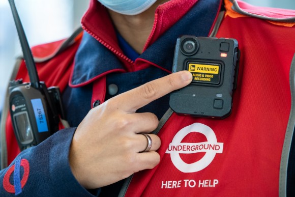 TfL Image - TfL bodyworn video camera