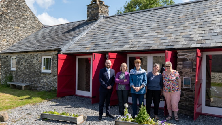 Strata Florida visitor centre reopens thanks to local support