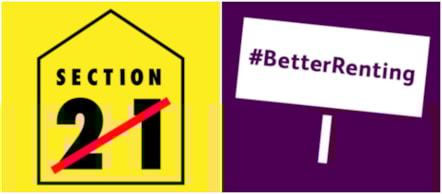The Council has pushed for an end  to Section 21 evictions through the  #BetterRenting campaign, partnering with Generation Rent's End Unfair Evictions initiative