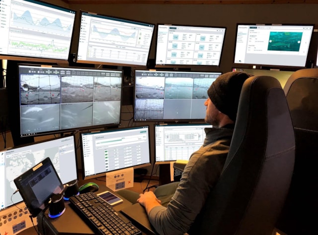 Employee in RFP Command Center