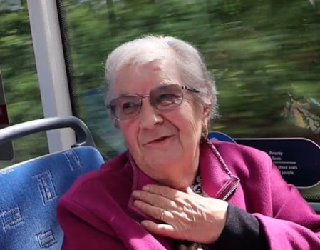 Jean on the bus