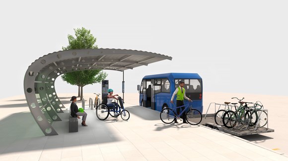 TfL launches consultation on new cross-river cycling services for Silvertown Tunnel: TfL Image - Silvertown trailer ground