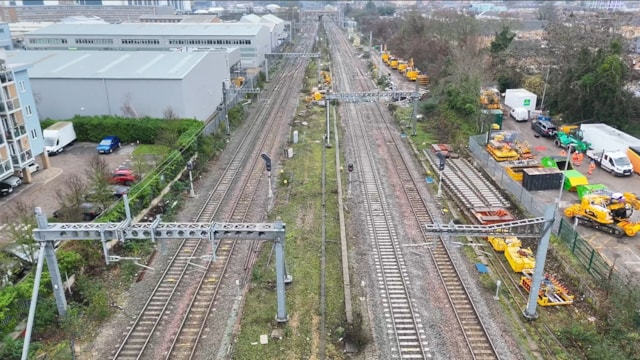 The junction between Slough and Reading December 2025: The junction between Slough and Reading December 2025