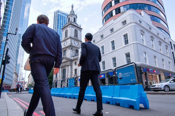TfL Image - Streetspace at Bishopsgate