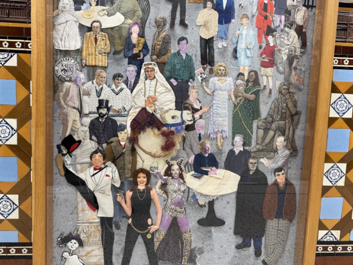 Leeds Tapestry-2: Many people that have put their mark on Leeds are honoured on the tapestry.