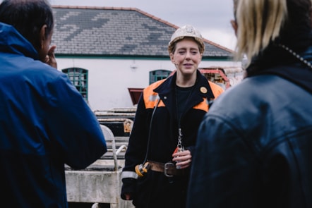 Tu allan i Big Pit Amgueddfa Lofaol Cymru ym Mlaenafon, Torfaen.